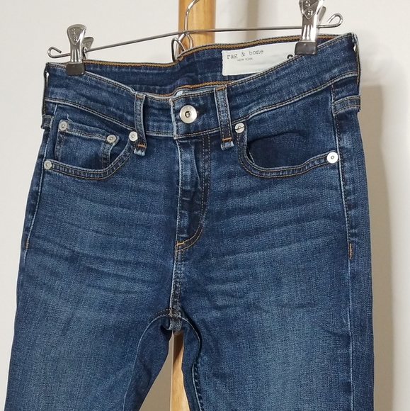 Rag & Bone Jeans Cate Mid-Rise Ankle Skinny Size 25 - Picture 6 of 10